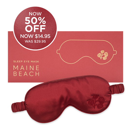 Sleep Eye Mask - Ruby